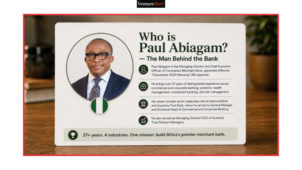 Paul Abiagam Coronation Merchant